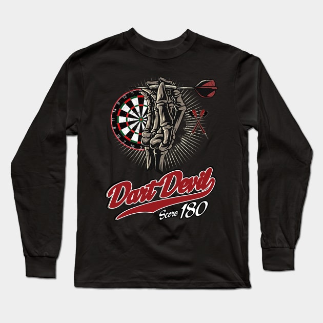 DART DEVIL Long Sleeve T-Shirt by BonnyNowak